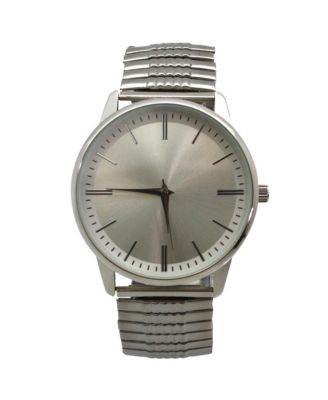 Женские стрейчевые часы Olivia Pratt серебристого цвета в стиле ретро на каждый день