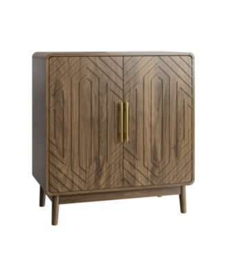 Шкаф для хранения с резной двухдверной доской с регулируемым слоем