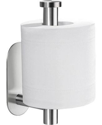 Держатель для бумаги YIGII 6.2"×2.6 " Самоклеящийся Держатель для рулона Comfort Room без сверления для ванной комнаты из нержавеющей стали Матовый