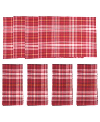 Набор столовых приборов и салфеток Saro Lifestyle в деревенском стиле, набор из 8 салфеток