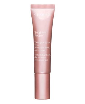 Крем для кожи вокруг глаз Clarins Total Eye Revive, разглаживает мелкие морщинки, 0,5 унции, без цвета