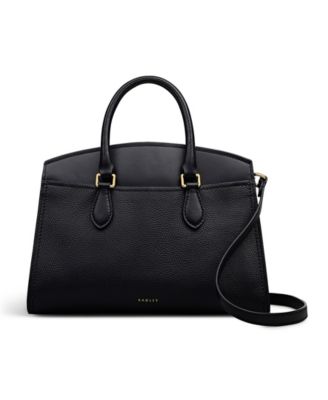 Сумка-переноска Radley London Portland Way на средней молнии черного цвета