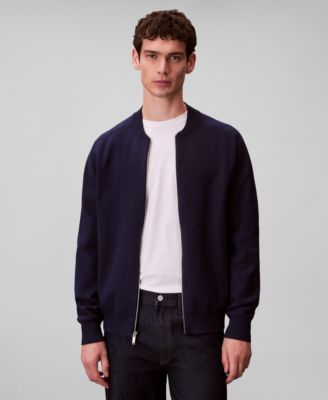 Мужская куртка-бомбер из технологичного трикотажа Calvin Klein