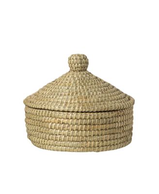 Необычные товары Традиционный набор для разогрева хлеба из терракоты и травы Кайса с крышкой