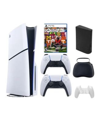 Консоль Sony PlayStation 5 Slim с дисководом, с игрой и доп. контроллером