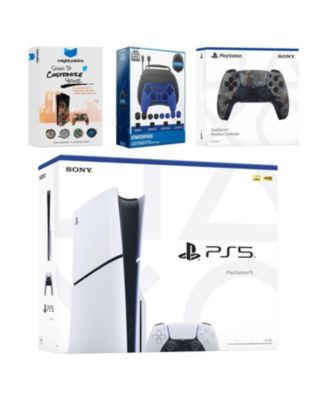 Игровая консоль Sony PS5 Slim с дисководом, серый камуфляж