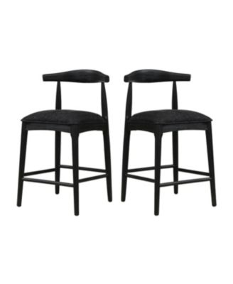 Стильный табурет-стойка Streamdale Furniture с мягкой обивкой и изогнутой спинкой