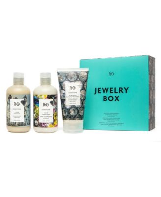 R + Co, Шкатулка для драгоценностей из 3 предметов, Шампунь, кондиционер и набор для придания блеска Gemstone без цвета