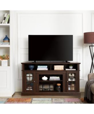 Подставка для телевизора Streamdale Furniture Espresso TV Stand - Современная развлекательная консоль для телевизоров диагональю до 65"