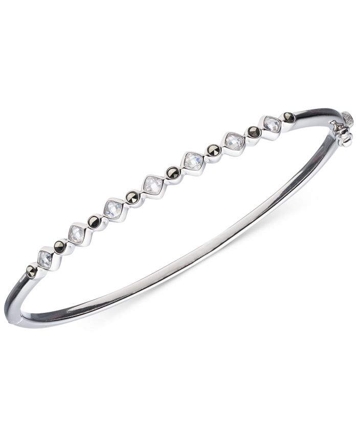 Judith Jack Sterling Silver Marcasite And Crystal Bangle Bracelet Reviews Bracelets Jewelry Watches Macy S Judith jack bracelets are timeless and classic. macy s