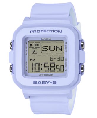Женские японские кварцевые часы Baby G светло-голубого цвета из смолы G-Shock, 39 мм