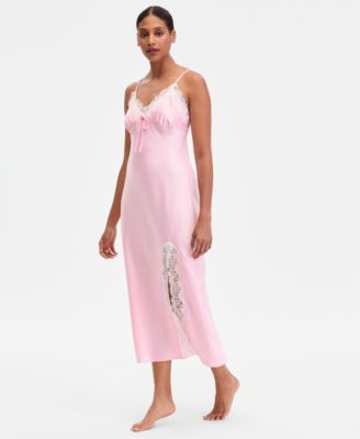 Женское атласное кружевное платье I.N.C. International Concepts, эксклюзивный розовый цвет Macy's
