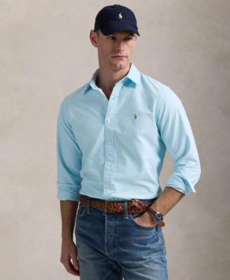 Мужская оксфордская рубашка Polo Ralph Lauren на пуговицах