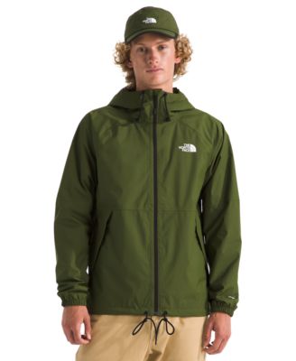 Мужская куртка с капюшоном от дождя Antora The North Face зеленого цвета