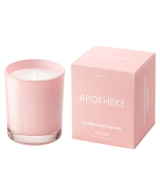 Миниатюрная ароматическая свеча APOTHEKE с сахаром из цветов бузины, 5 унций. белый