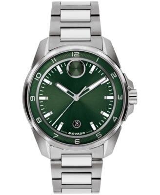 Мужские швейцарские кварцевые часы Movado Bold Verso S из нержавеющей стали, 42 мм