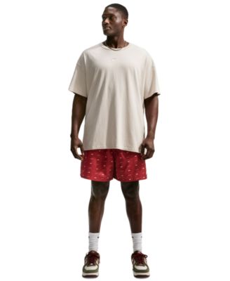 Мужские тканые шорты Nike с эластичным поясом красного цвета