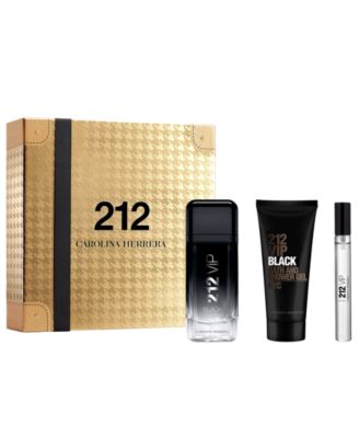 Подарочный набор Carolina Herrera 3-Pc. 212 VIP Black с парфюмированной водой на День отца, без цвета