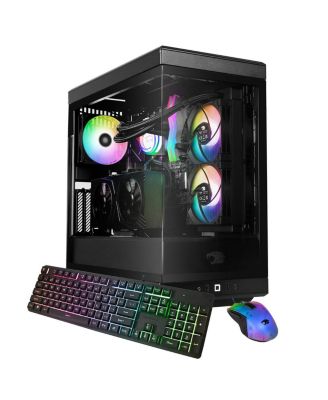 Настольный игровой компьютер iBUYPOWER Y40BI9N5801, процессор Intel Core Ultra 9 285 2,5 ГГц, 32 ГБ оперативной памяти, 2 ТБ SSD, NVIDIA GeForce RTX 5080 16 ГБ, Windows 11 Home, Черный черный