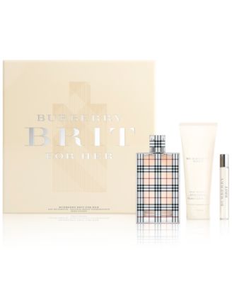 burberry brit gift set for her