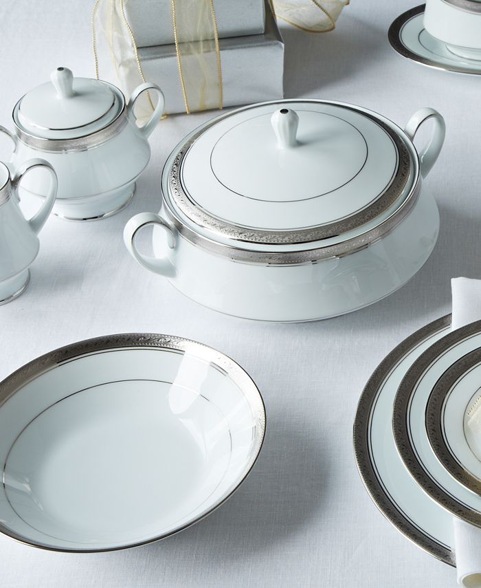 Noritake Dinnerware, Crestwood Platinum Collection & Reviews Fine China Macy's