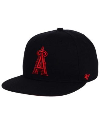 black and red angels hat