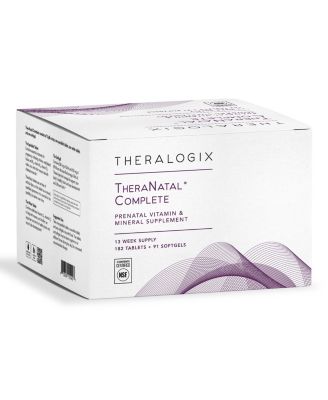 Комплексная витаминная добавка для беременных Theralogix TheraNatal, рассчитанная на 91 день, содержит ДГК, витамин D3, фолиевую кислоту, Йод, холин, железо и многое другое.