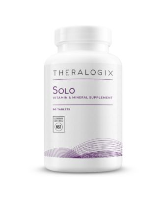 Мультивитаминная и мультиминеральная добавка Theralogix Solo - Запас на 90 дней - Поливитамины без железа - Витамин D3, витамин С и витамины группы В -Сертифицированные NSF мультивитаминные добавки