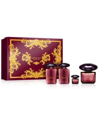 versace crystal noir gift set boots