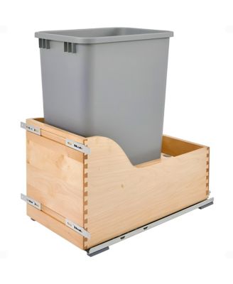 Выдвижное мусорное ведро Rev-A-Shelf с мягкими направляющими, 4WCSC-1550DM-1, без цвета