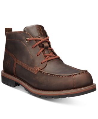 grantly leather moc toe chukka boot