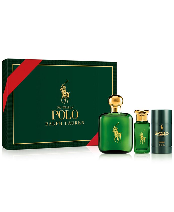 Ralph Lauren Men's 3-Pc. Polo Gift Set & Reviews - All Cologne - Beauty ...