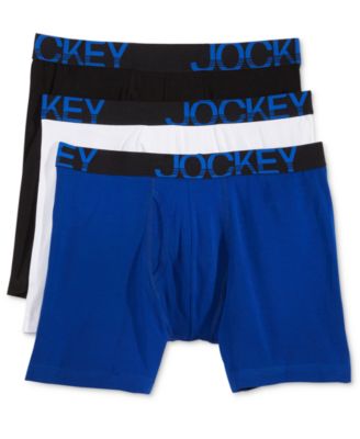 men's jockey active stretch boxer briefs