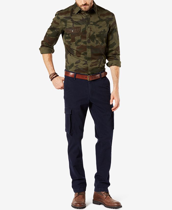 Dockers Men's Stretch Athletic Fit Cargo Pants & Reviews - Pants - Men - Macy's