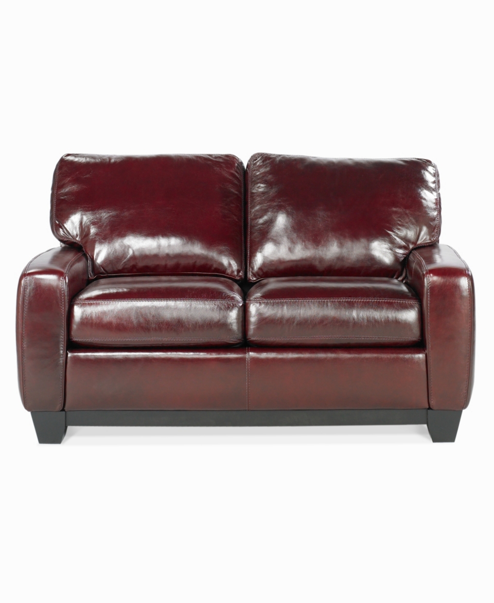 Hampton Leather Sofa Bed, Full Sleeper 71W x 41D x 38H   Furniture