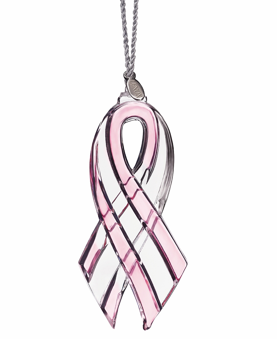    Lenox Christmas Ornament, 3.25 Breast Cancer Ribbon customer 