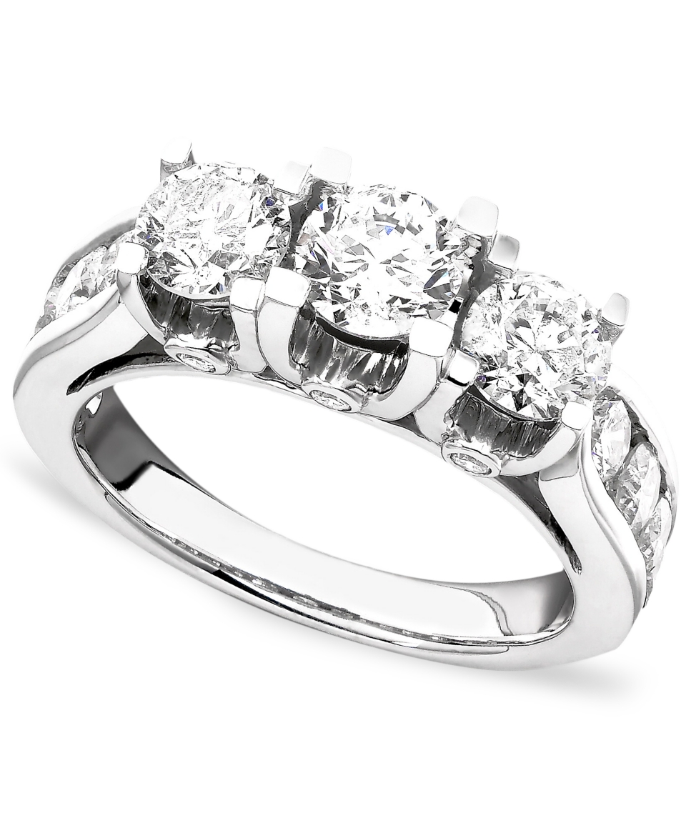 Diamond Ring, 14k White Gold Diamond (3 ct. t.w.)