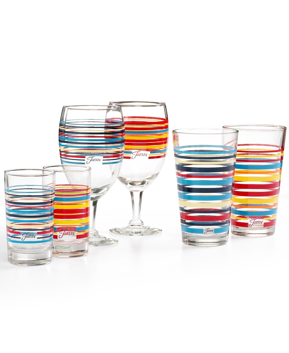 Fiesta Exclusive Glassware, Sets of 4 Collection