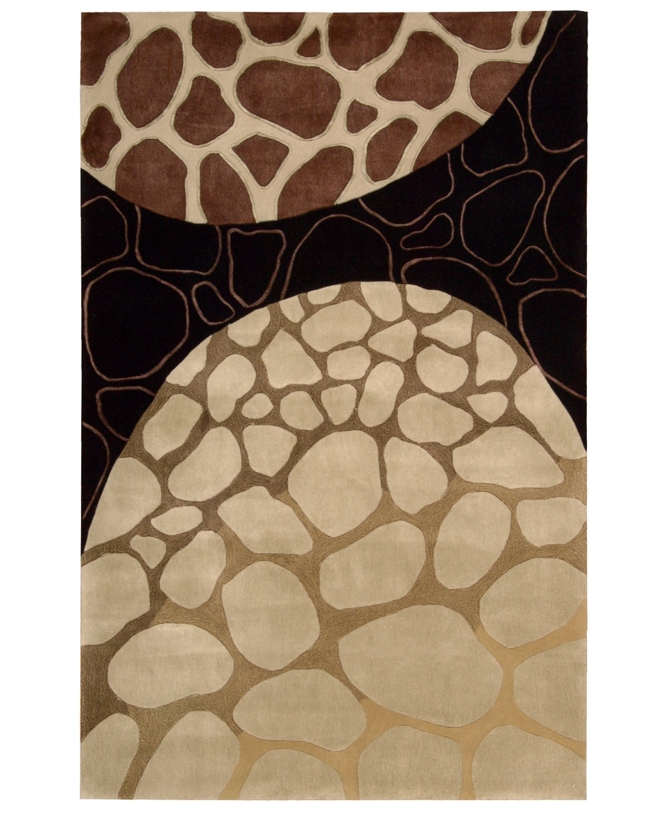 Nourison Rugs, Dimensions ND28 Brown Cobblestone