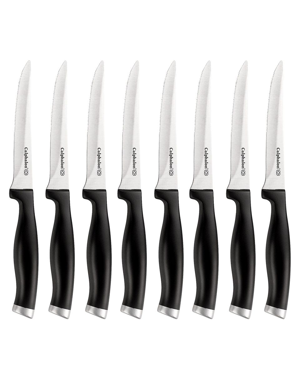 Calphalon Simply Steak Knife Set, 8 Piece   Cutlery & Knives   Kitchen