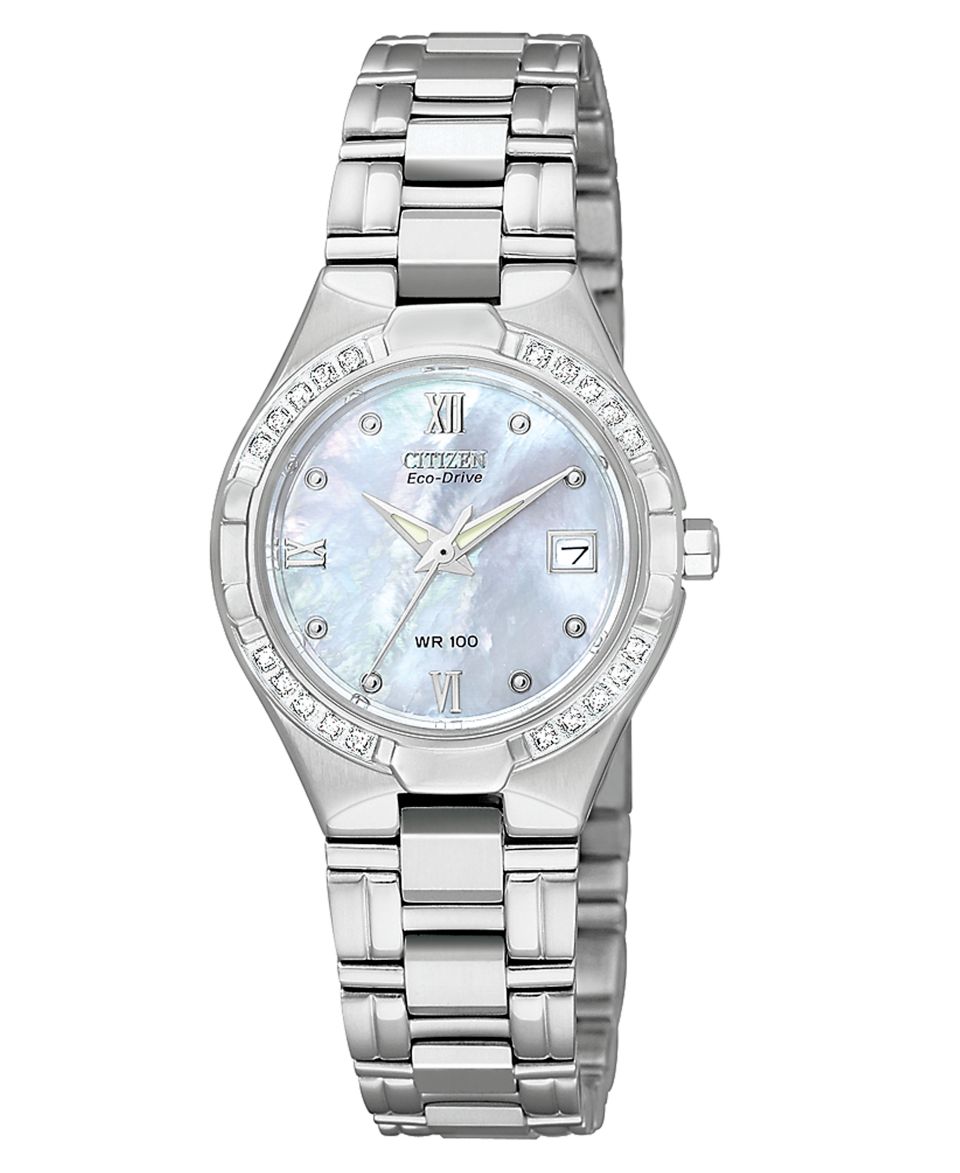 Citizen Watch, Womens Stainless Steel Bracelet EW1470 58D