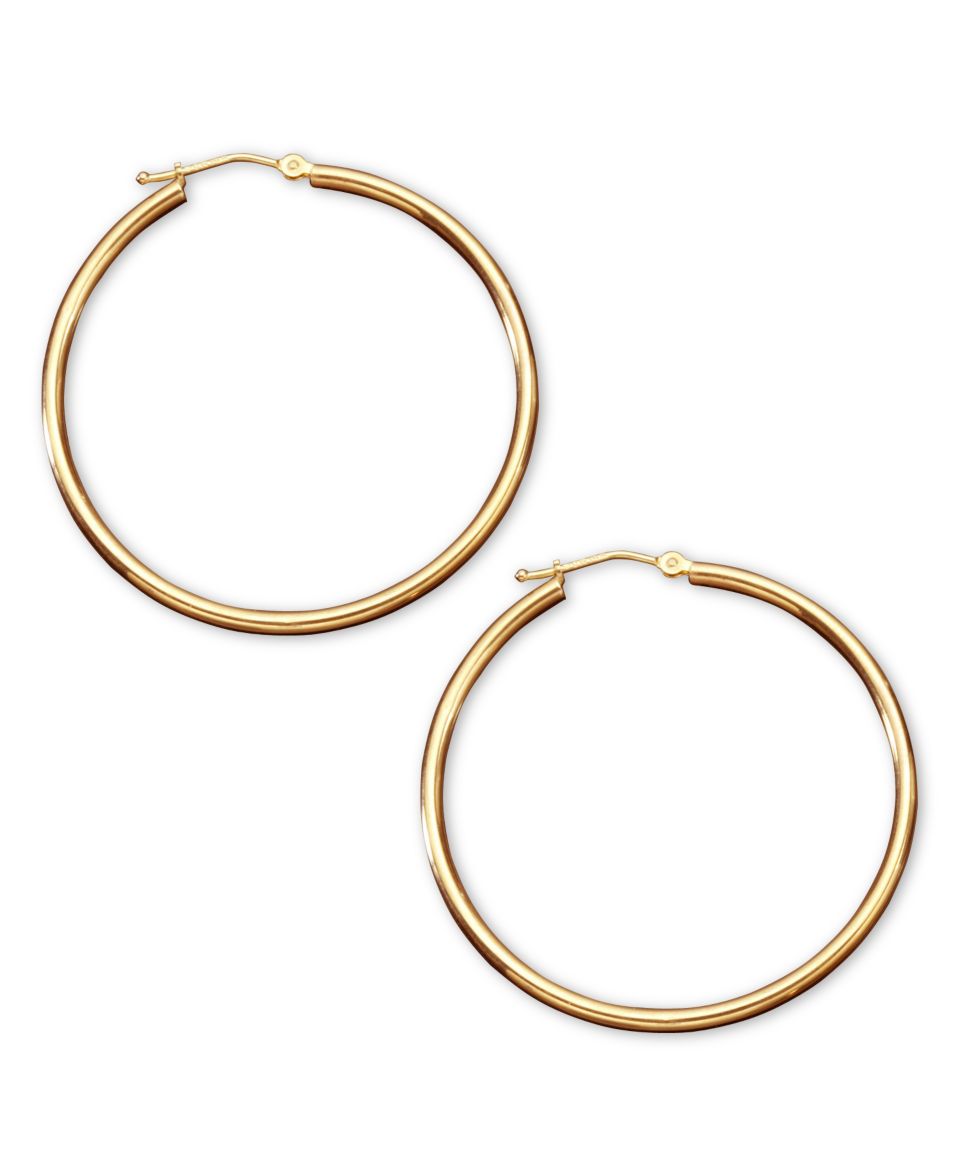 Gold Earrings, 14k Hoop Earrings   Earrings   Jewelry & Watches   