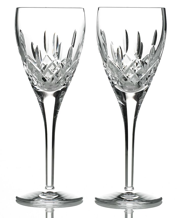 Waterford Stemware Lismore Nouveau Wine Glasses, Set of 2 & Reviews