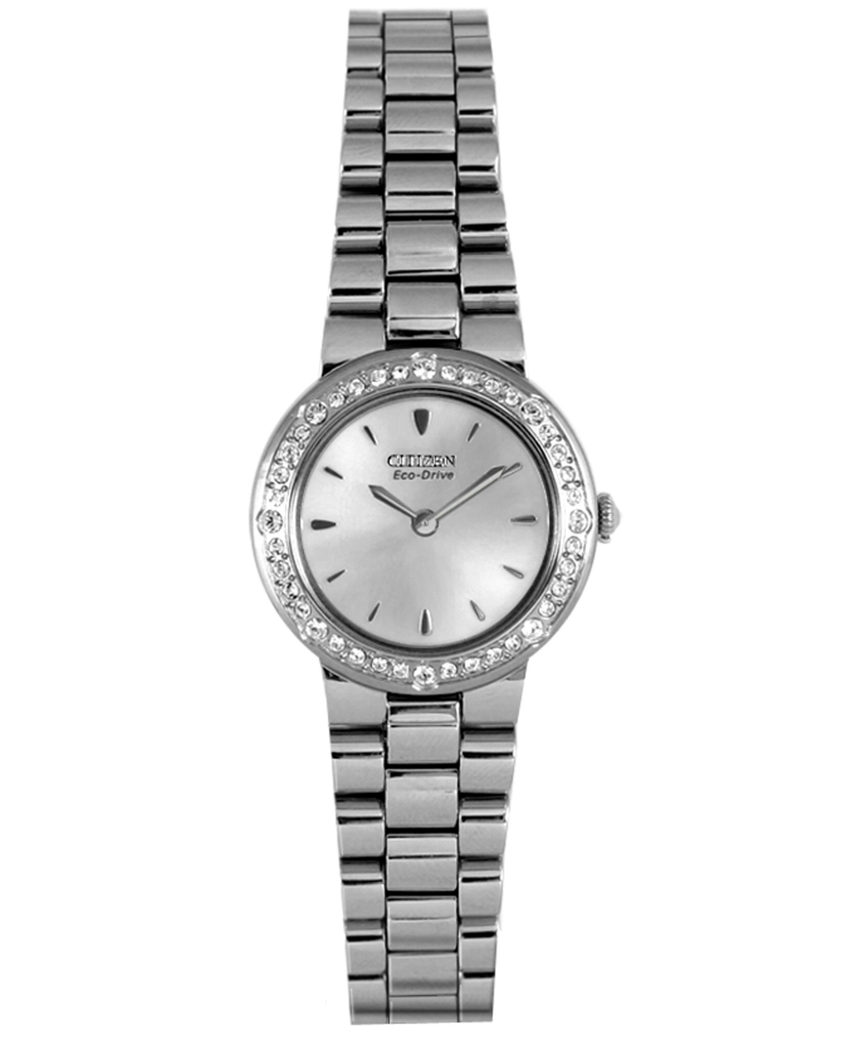 Citizen Watch, Womens Eco Drive Stainless Steel Bracelet 23mm EW9820