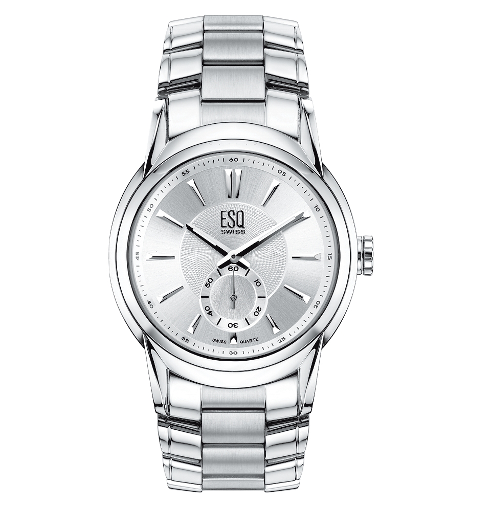 ESQ by Movado Watch, Mens Swiss Stainless Steel Bracelet 07301326