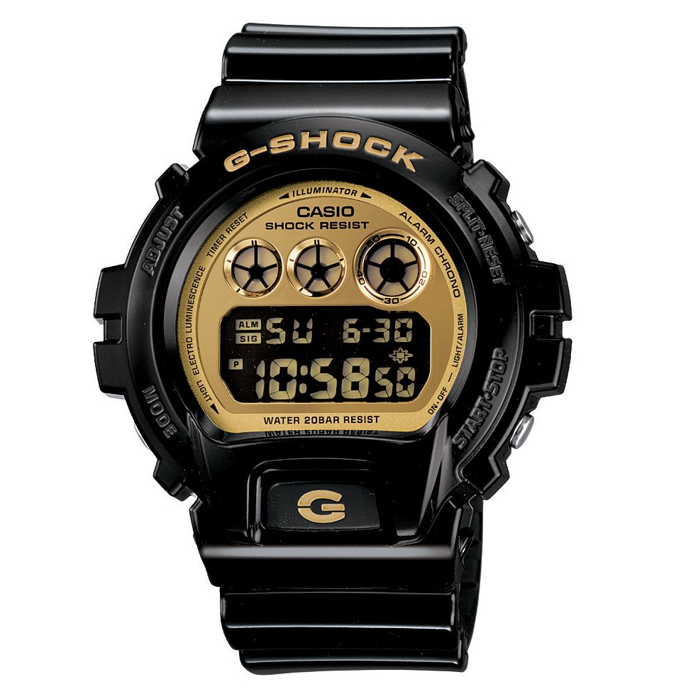 Shock Watch, Mens Digital Black Resin Strap GD100GB 1   All Watches