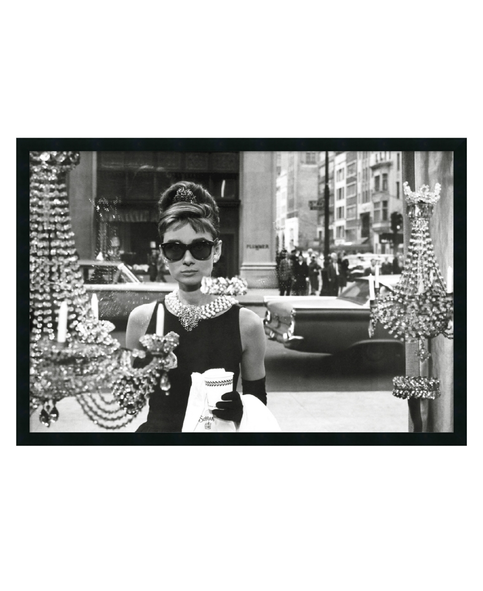 Amanti Art Wall Art, Audrey Hepburn Breakfast at Tiffanys Framed 