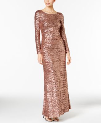 vince camuto sequin gown