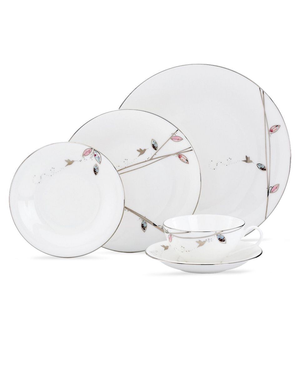 Lenox Lifestyle Dinnerware, Platinum Leaf Collection   Fine China