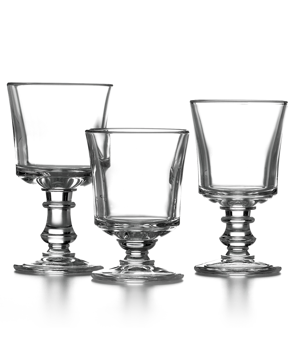 French Home Glassware, La Rochere Jacques Coeur Sets of 4 Collection